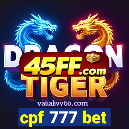 cpf 777 bet